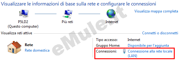 IP 
statico con Seven